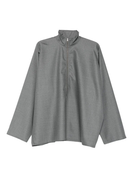  Sofie D'hoore Half-zip Blouse - Grey 