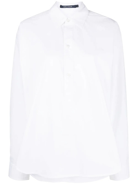  Sofie D'hoore Long-sleeve Cotton Shirt - White 