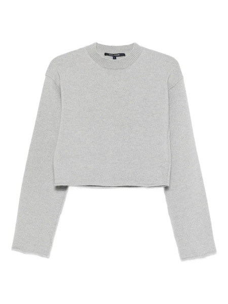  Sofie D'hoore Round-neck Cropped Sweater - Grey 
