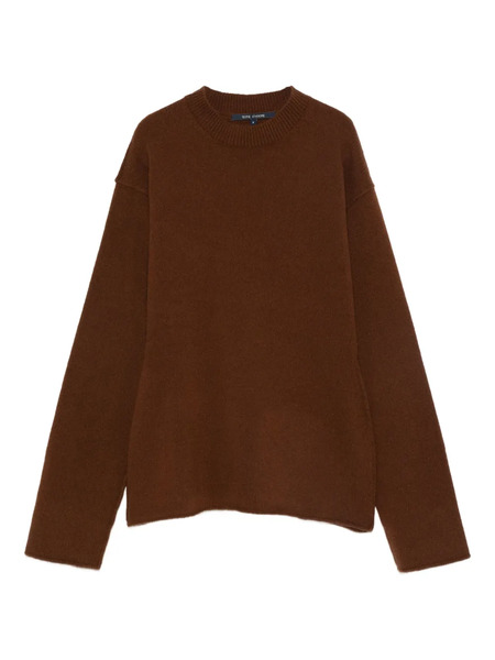  Sofie D'hoore Round-neck Wool Sweater - Brown 