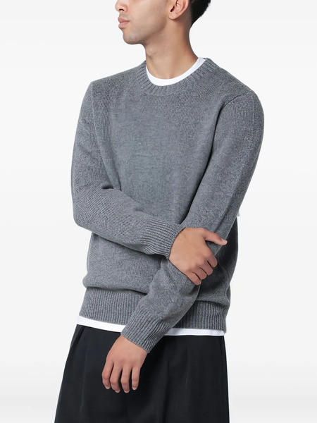  Soft Goat Crew-neck Jumper - Grey 