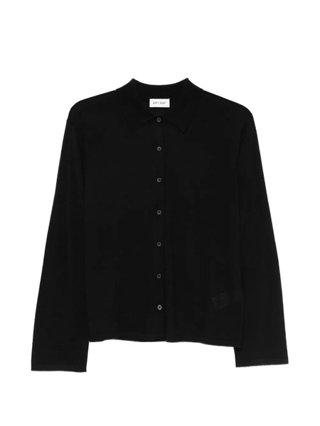  Soft Goat Featherlight Cardigan - Black 
