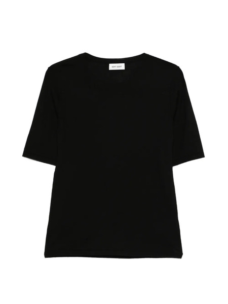  Soft Goat Featherlight Short-sleeve T-shirt - Black 