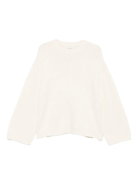  Soft Goat Knit Chunky Crewneck Relaxed Fit - Neutrals 