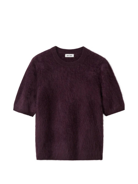  Soft Goat Short-sleeve T-shirt - Purple 