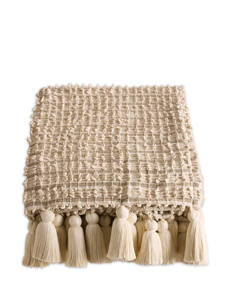  Soho Home Cassia Throw - Neutrals 
