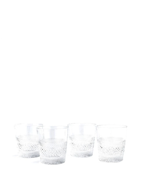  Soho Home Huxley Lowball Glasses Set - Neutrals 