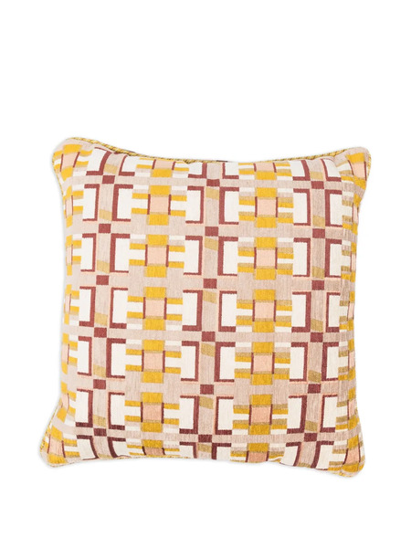  Soho Home Jasper Jacquard Cushion - Yellow 