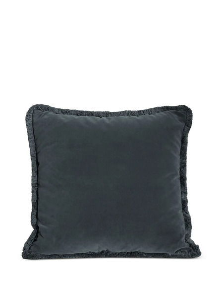  Soho Home Margeaux Fringed Square Cushion (50cm X 50cm) - Blue 
