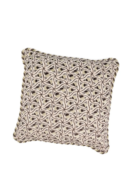  Soho Home Murphy Jacquard-patterned Corded Cushion - Neutrals 
