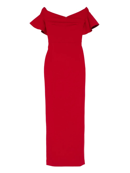  Solace London Cielo Maxi Dress - Red 