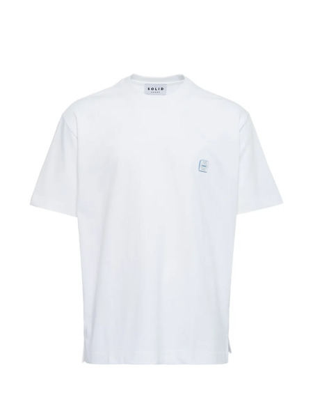  Solid Homme Graphic-print T-shirt - White 