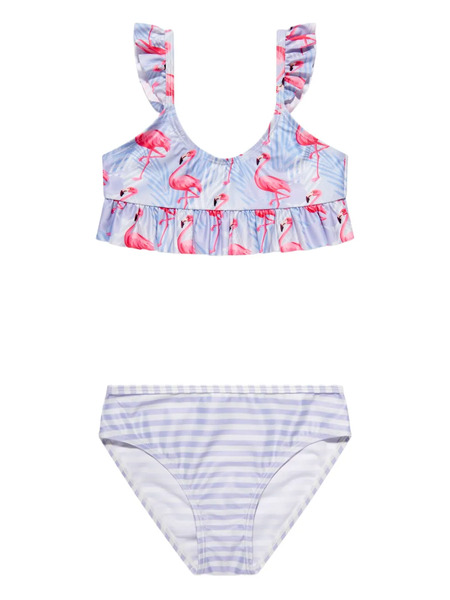  Soliswim Kids Graphic-print Bikini - Blue 