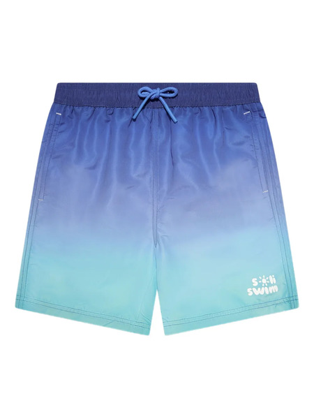  Soliswim Kids Logo-print Swim Shorts - Blue 