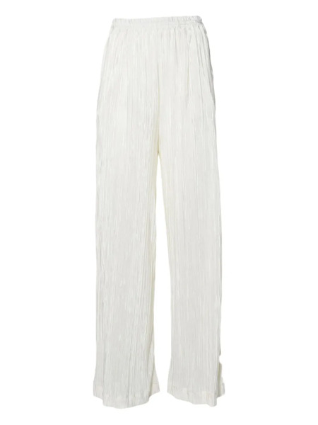 Solotre Pleated Wide-leg Trousers - Neutrals 