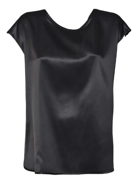  Solotre Tie-detail Top - Black 