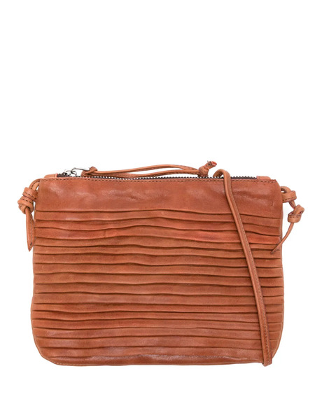  Sommet Country Pleated Cross Body Bag - Brown 