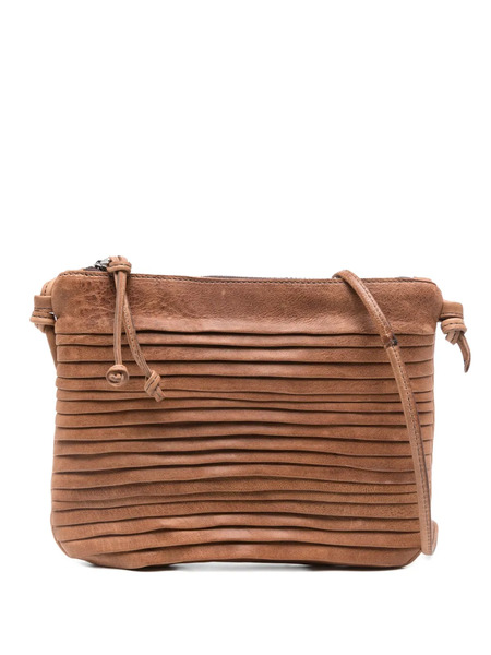  Sommet Country Pleated Cross Body Bag - Brown 