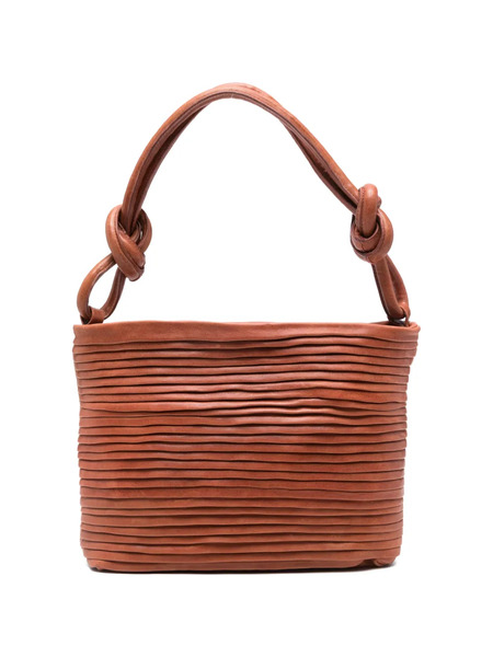  Sommet Medium Aisha Knotted-detail Tote Bag - Brown 