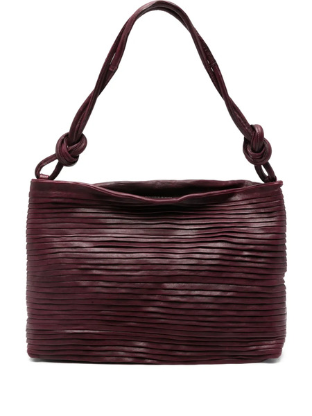  Sommet Pleated Knot Shoulder Bag - Red 