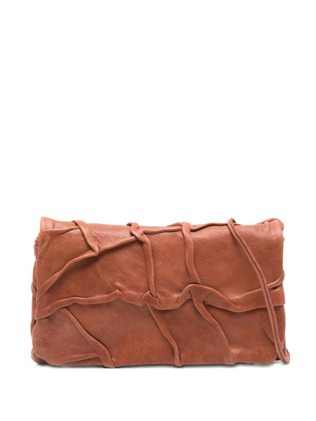  Sommet Soffietta Leather Clutch Bag - Brown 