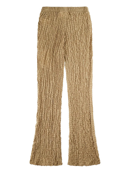  Song For The Mute Crinkled-effect Trousers - Brown 
