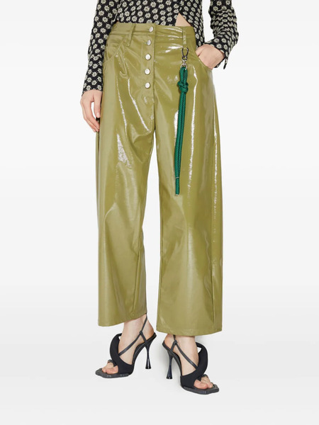  Song For The Mute High-shine Trousers - Green 