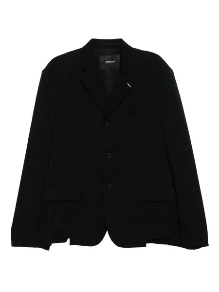  Songzio Asymmetric Jacket - Black 