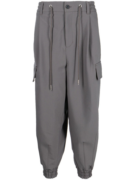  Songzio Cargo Drawstring Trousers - Green 
