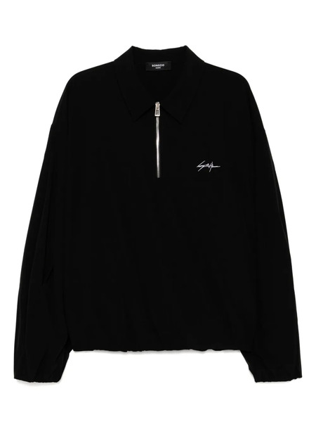  Songzio Darted Collared Sweatshirt - Black 