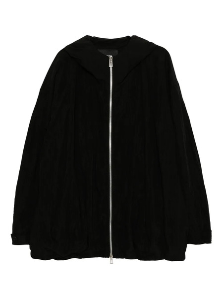  Songzio Edge Fold Volume Hood Jacket - Black 