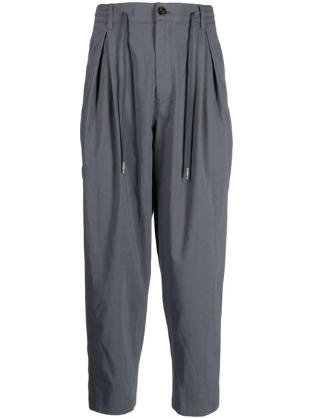  Songzio Inverted-pleats Trousers - Blue 