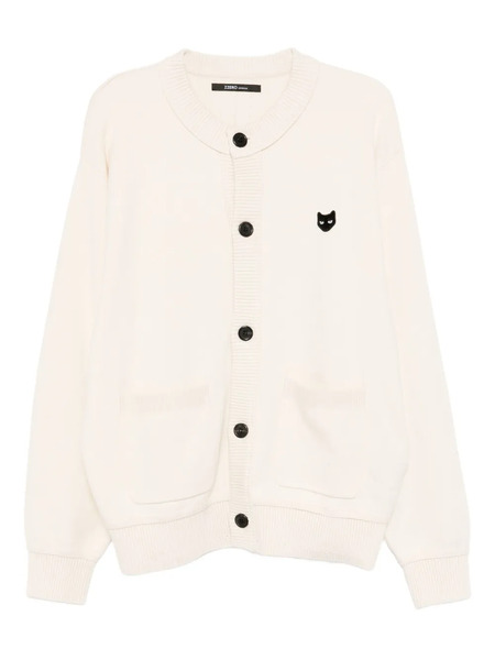  Songzio Logo Cardigan - Neutrals 
