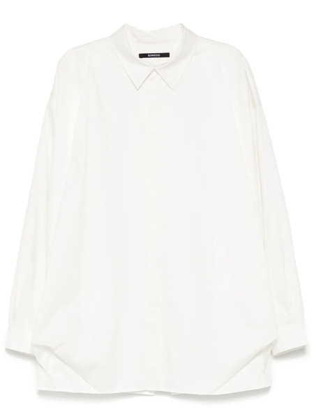  Songzio Morris Draped Shirt - White 