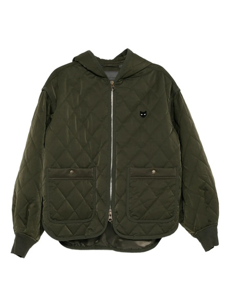  Songzio Panther-embroidered Quilted Jacket - Green 