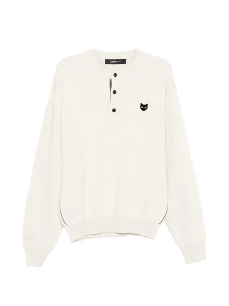  Songzio Panther-embroidered Sweater - Neutrals 