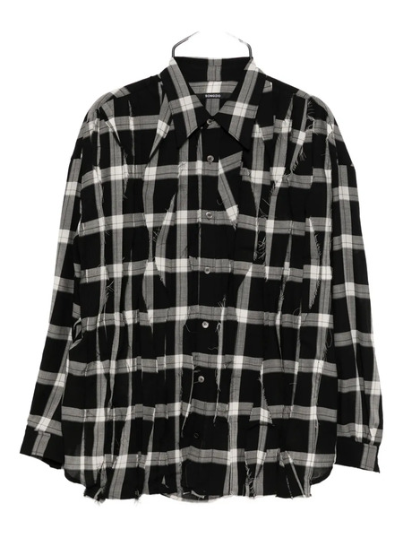  Songzio Plaid Shirt - Black 