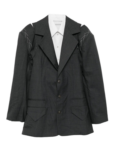  Sonia Carrasco Deconstructed Blazer - White 
