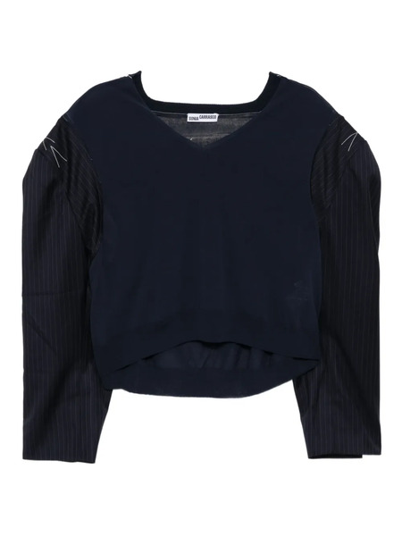  Sonia Carrasco Panelled Top - Blue 