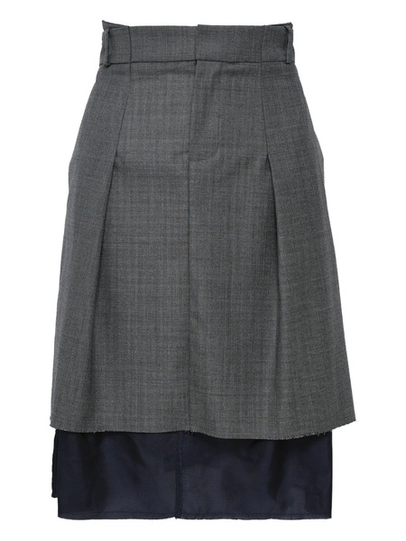  Sonia Carrasco Pleated Skirt - Grey 