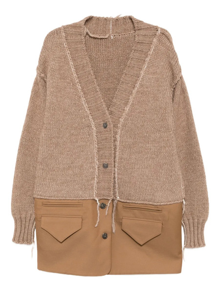  Sonia Carrasco V-neck Cardigan - Brown 