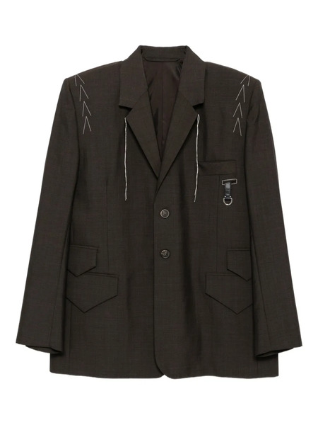  Sonia Carrasco Wool Blazer - Brown 