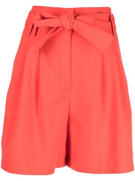  Sonia Rykiel Belted High-waisted Shorts - Orange 