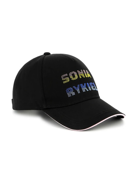  Sonia Rykiel Enfant Logo-embellished Cap - Black 