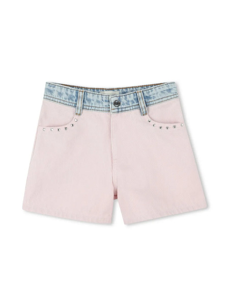  Sonia Rykiel Enfant Logo-embroidered Shorts - Pink 