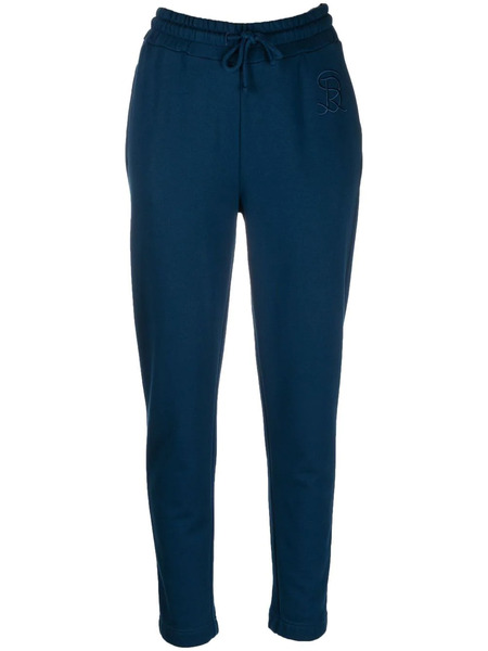  Sonia Rykiel Logo-embroidered Track Pants - Blue 