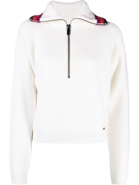  Sonia Rykiel Wool Zipped Jumper - Neutrals 