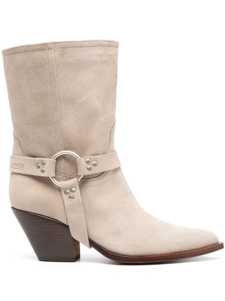  Sonora Atoka 70mm Suede Boots - Neutrals 