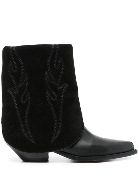  Sonora 40mm Rancho Reverse Boots - Black 