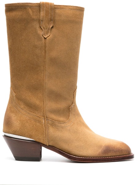  Sonora Santa Fe Suede Boots - Neutrals 